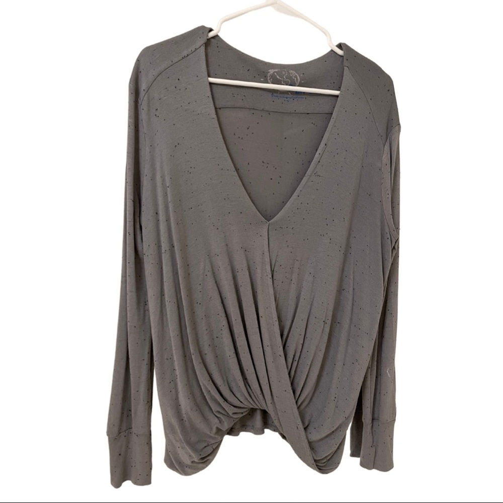Blue Life Split Top